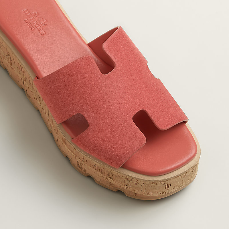 Sandales Eze 30 - Rouge | Hermès France